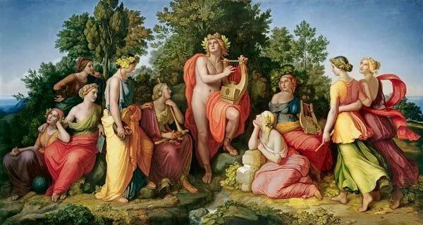 Apollo and the Muses ⓒHeinrich Maria von Hess